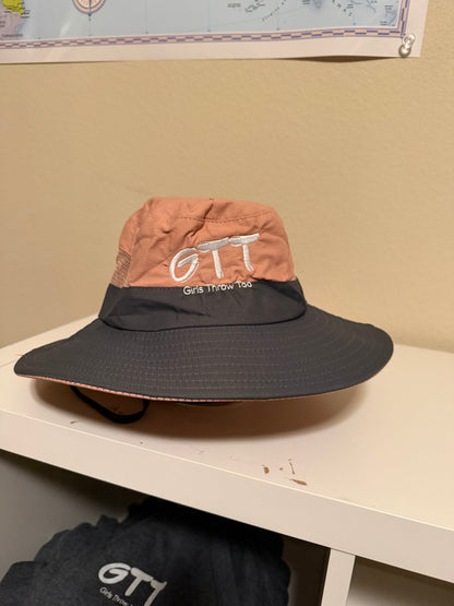Sun Hat w/ Ponytail Holder