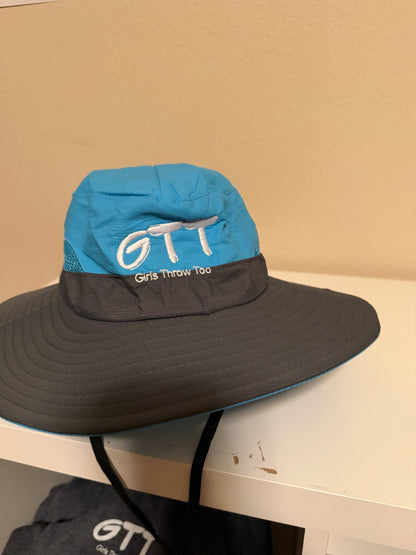 Sun Hat w/ Ponytail Holder